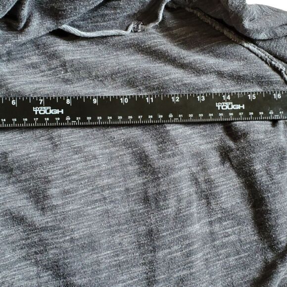 FP BEACH LARGE COWNECK MEDIUM GREY SWEATSHIRT.  PERFECT FOR COOL NIGHTS - Picture 3 of 9